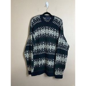 VTG Abercrombie Mens Fair Isle Sweater